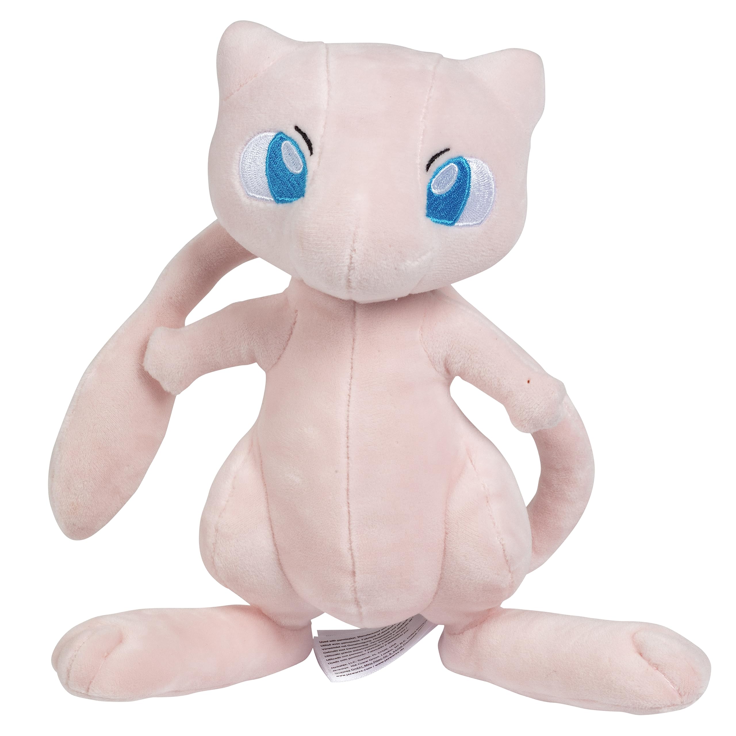 Pokemon 8" Mew Plush - Officially Licensed - Generation 1 - Quality Soft Stuffed Animal Toy Figure - Gift for Kids, Boys & Girls - 2+